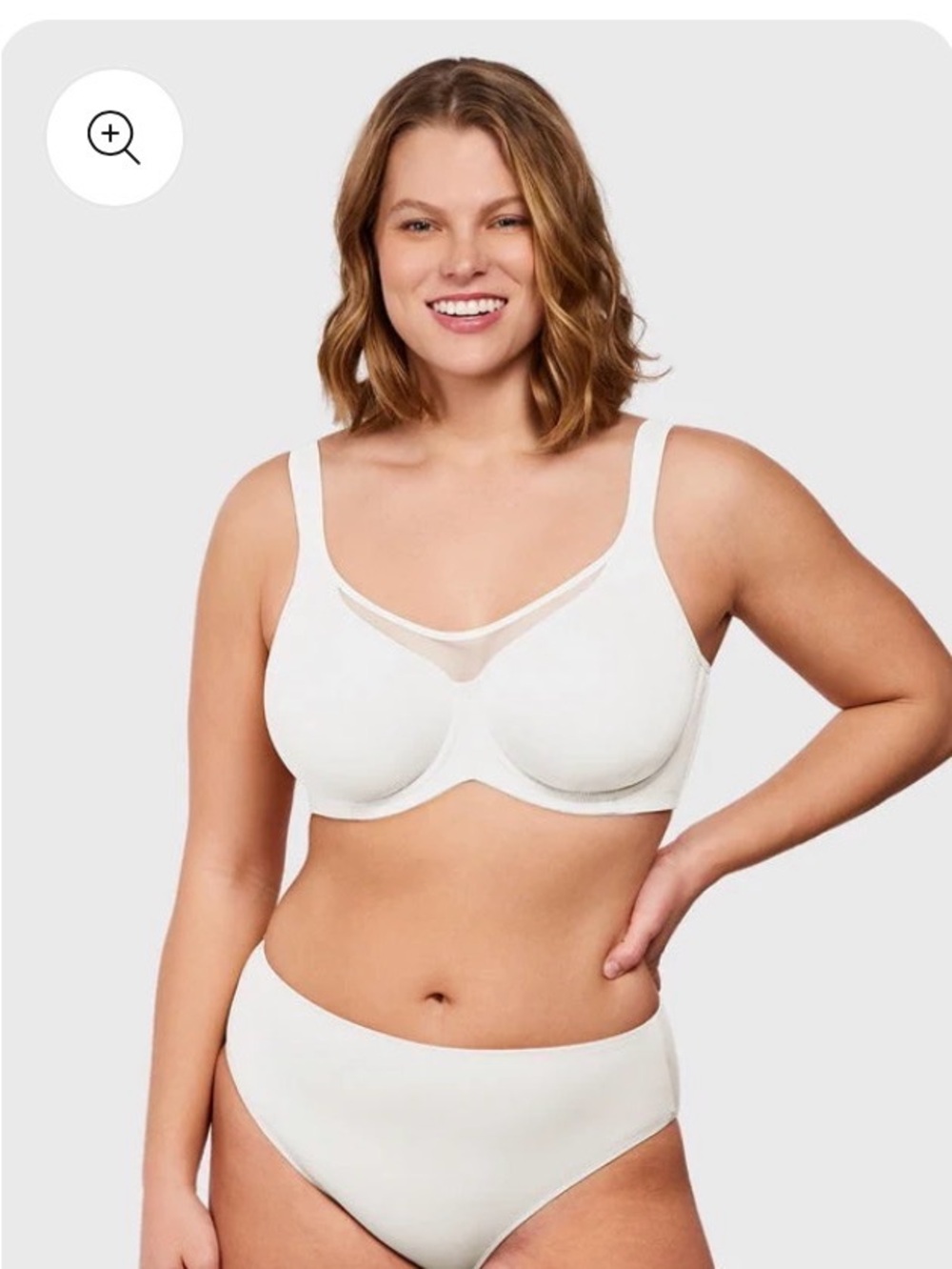 Hilaine Soft Cloud Minimizer Bra-Seamless